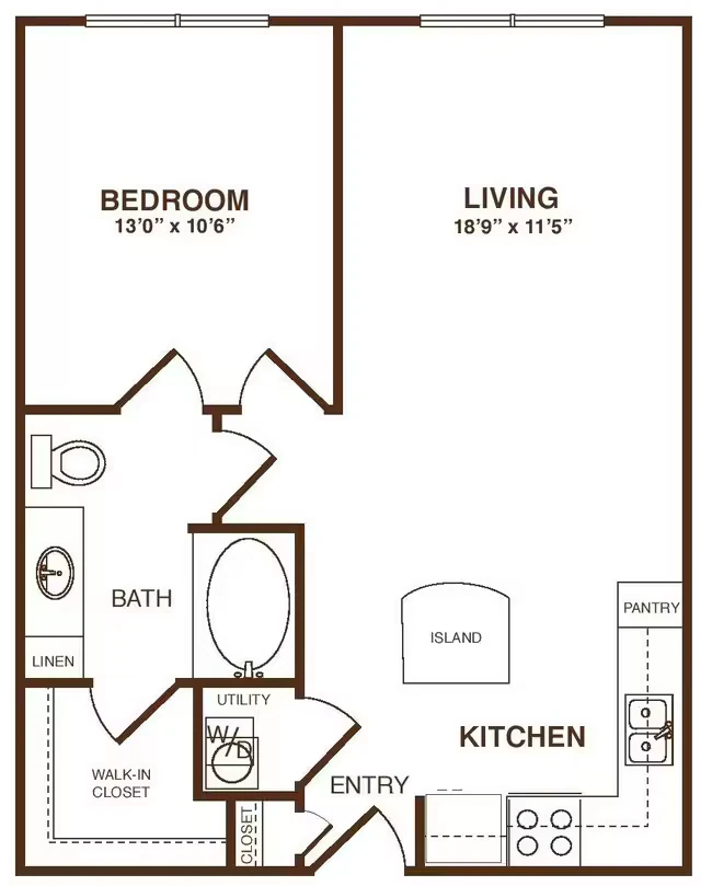 The Chelsea 475 floor plan